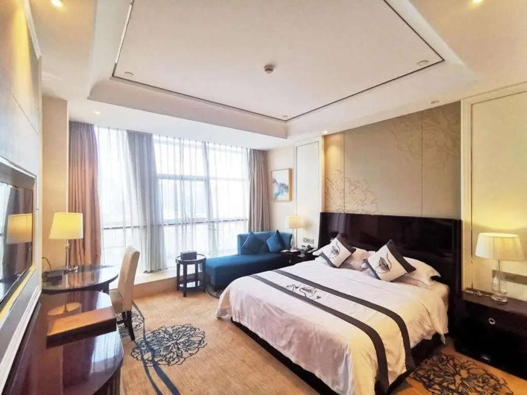 Bed in Hangzhou Huachen Fengting Hotel