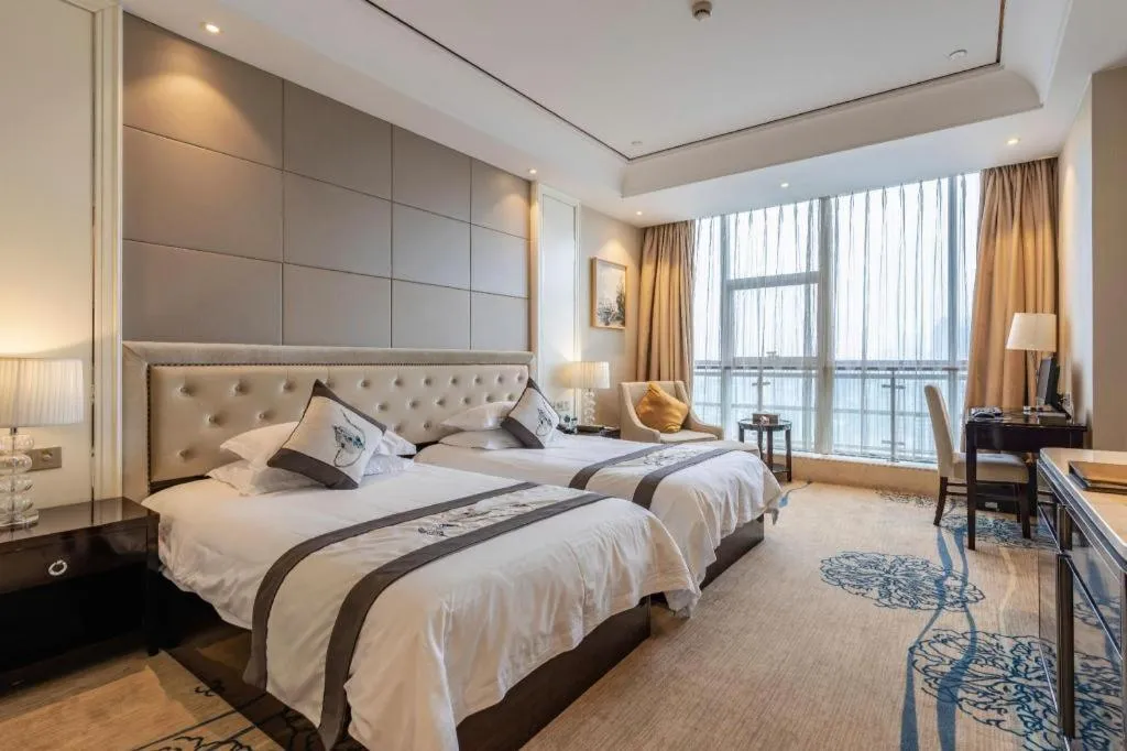 Bed in Hangzhou Huachen Fengting Hotel