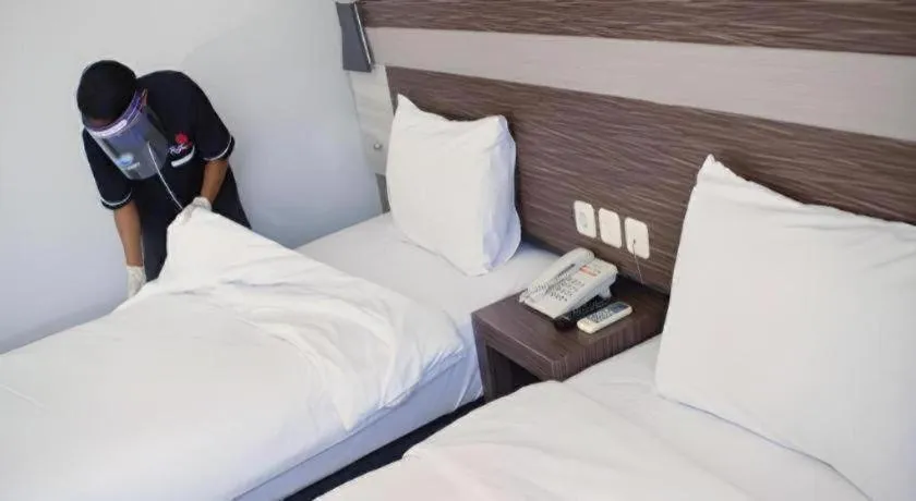 Bed in Raffleshom Hotel