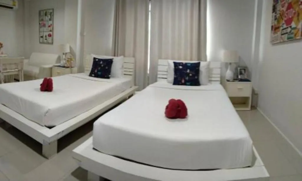Bed in Chic Hotel Suratthani