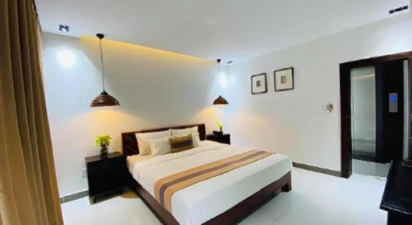 Bed in Reasmey Cheanich Hotel