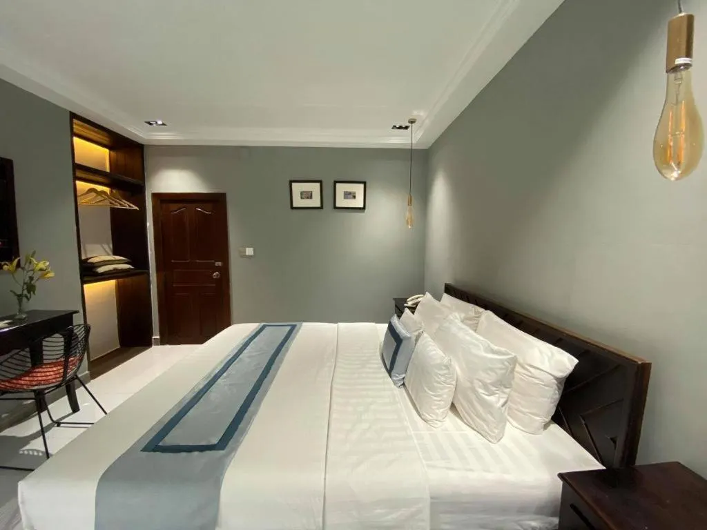 Bed in Reasmey Cheanich Hotel