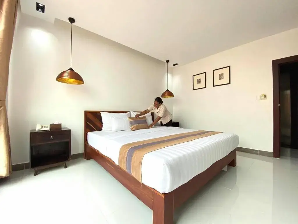 Bed in Reasmey Cheanich Hotel Bed in Reasmey Cheanich Hotel