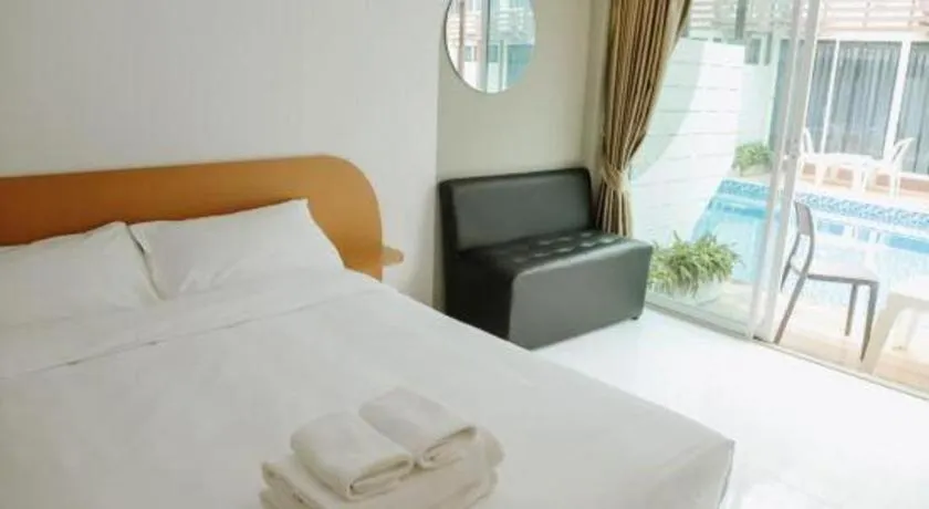 Bed in Pool Villa @Donmueang