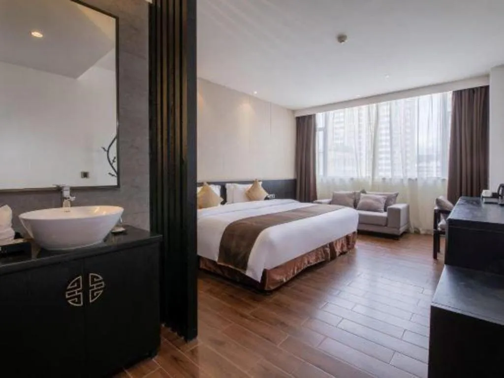 Bed in H Life Hotel Nanshan Branch