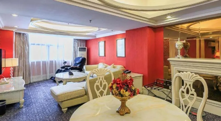 Bed in Nanning Sanzan Hotel