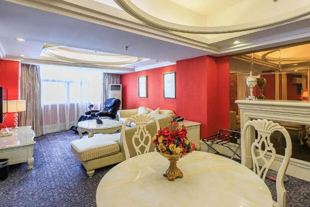 Bed in Nanning Sanzan Hotel