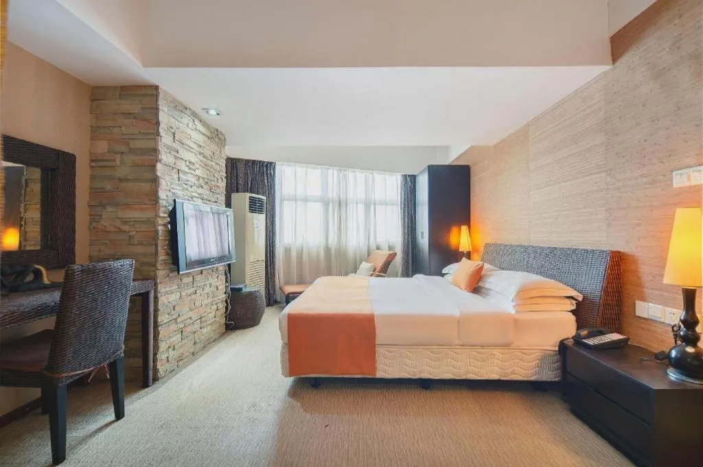 Bed in Nanning Sanzan Hotel