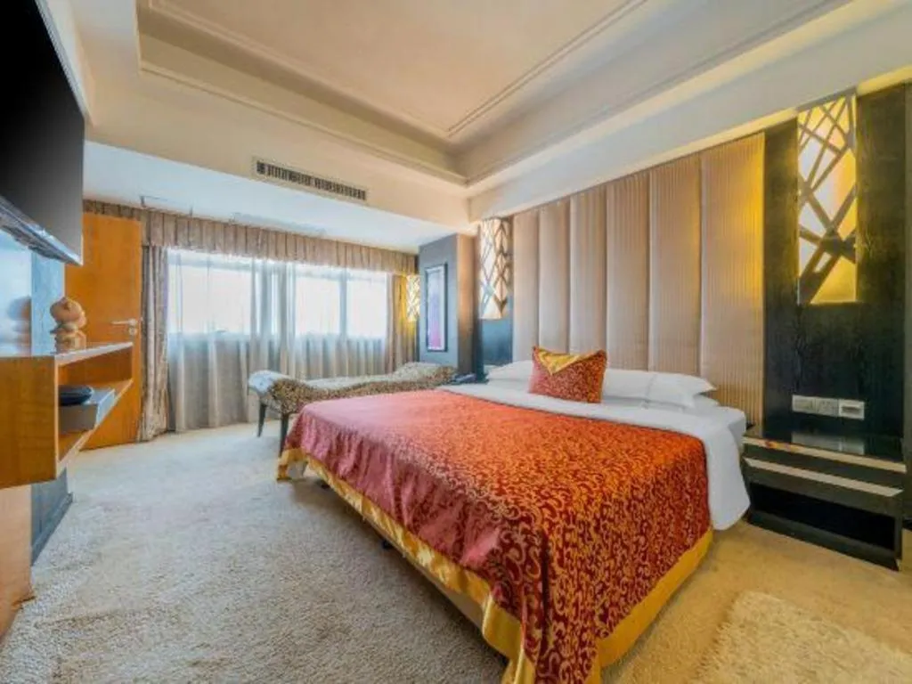 Bed in Nanning Sanzan Hotel