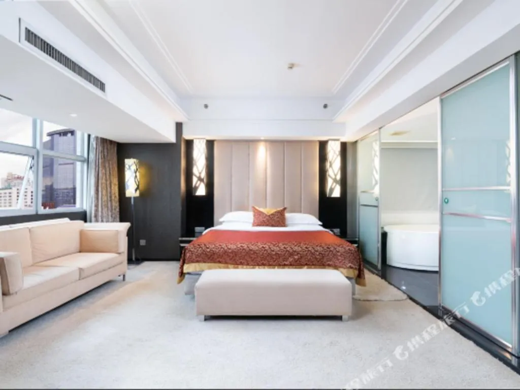 Bed in Nanning Sanzan Hotel