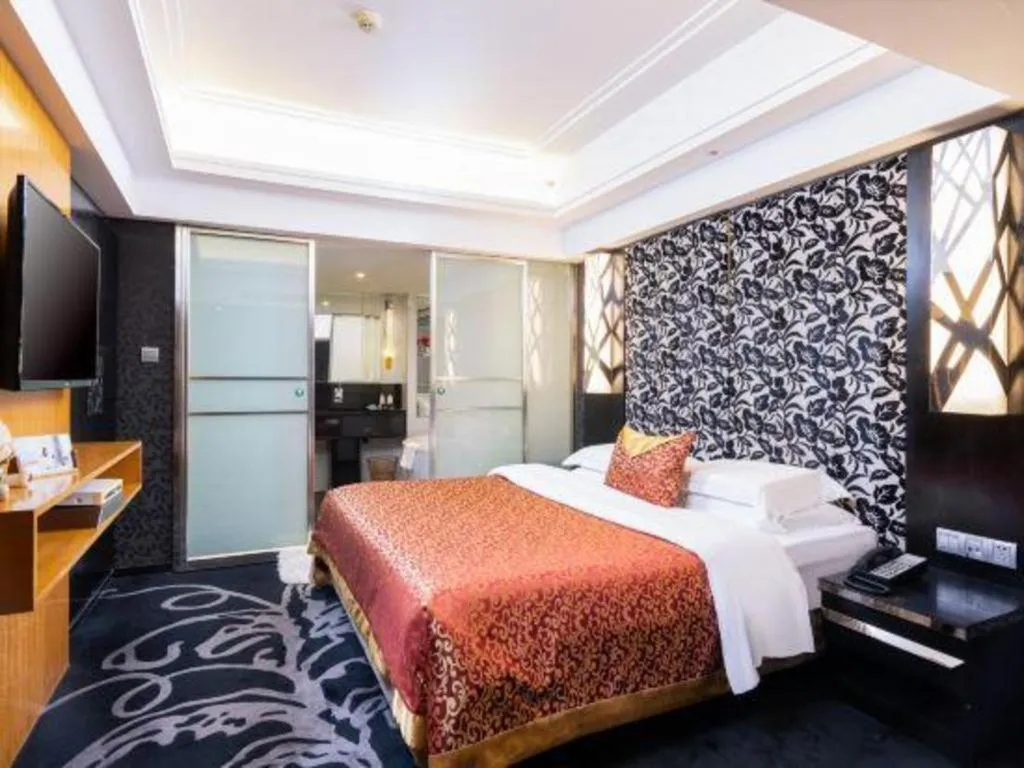 Bed in Nanning Sanzan Hotel