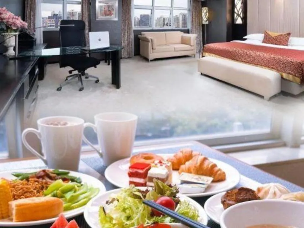 Bed in Nanning Sanzan Hotel