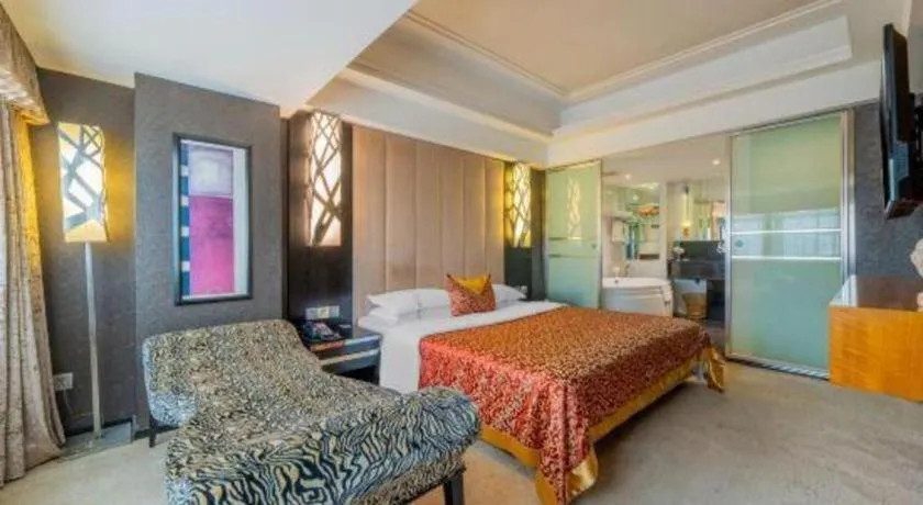 Bed in Nanning Sanzan Hotel