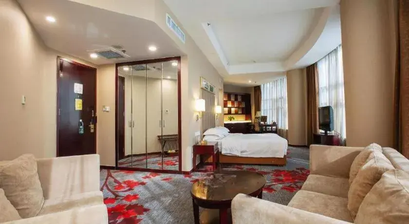 Bed in Inzone Garlnd Hotel Zhangqiu Bed in Inzone Garlnd Hotel Zhangqiu