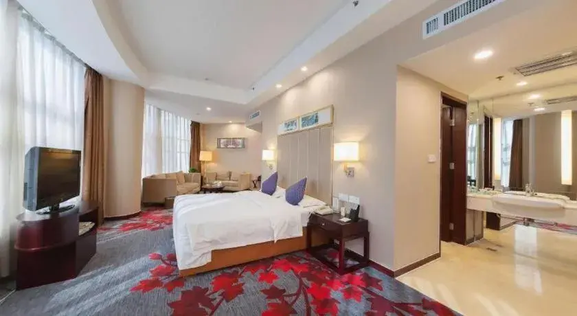 Bed in Inzone Garlnd Hotel Zhangqiu Bed in Inzone Garlnd Hotel Zhangqiu