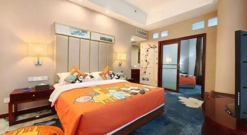 Bed in Inzone Garlnd Hotel Zhangqiu Bed in Inzone Garlnd Hotel Zhangqiu