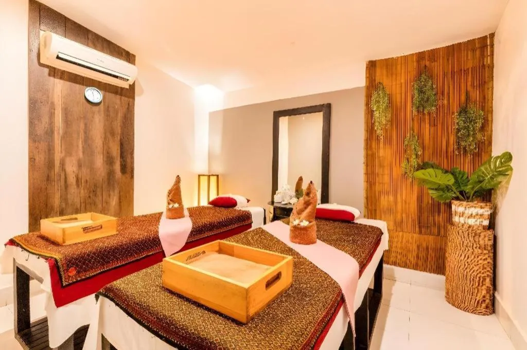 Bed in Ladear Angkor Boutique Hotel