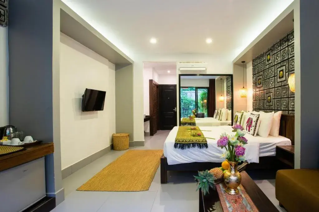 Bed in Ladear Angkor Boutique Hotel Bed in Ladear Angkor Boutique Hotel