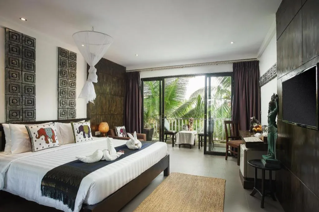 Bed in Ladear Angkor Boutique Hotel