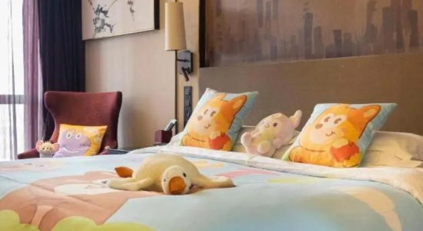 Bed in Shijiazhuang Ximeijin Continental Hotel