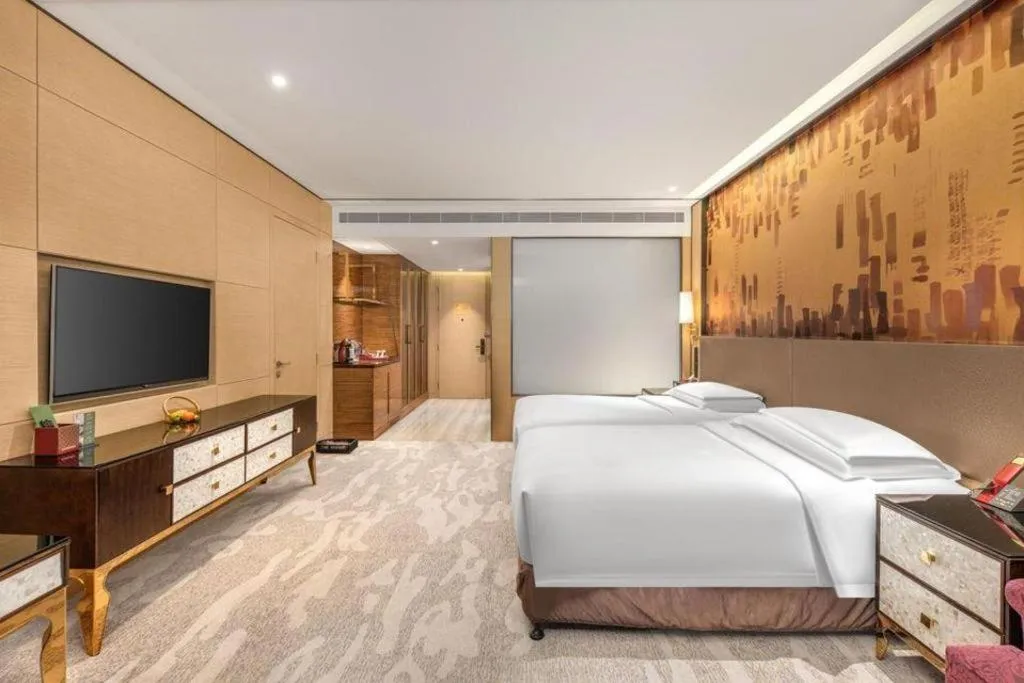 Bed in Shijiazhuang Ximeijin Continental Hotel