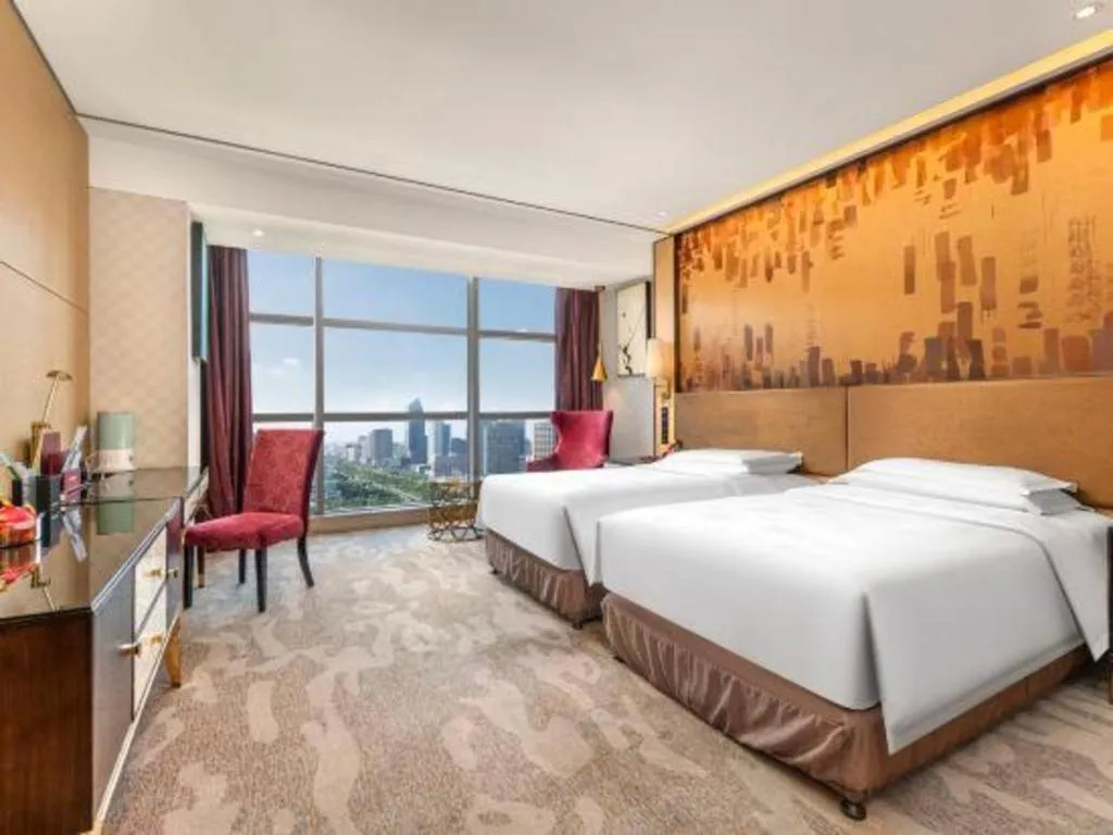 Bed in Shijiazhuang Ximeijin Continental Hotel