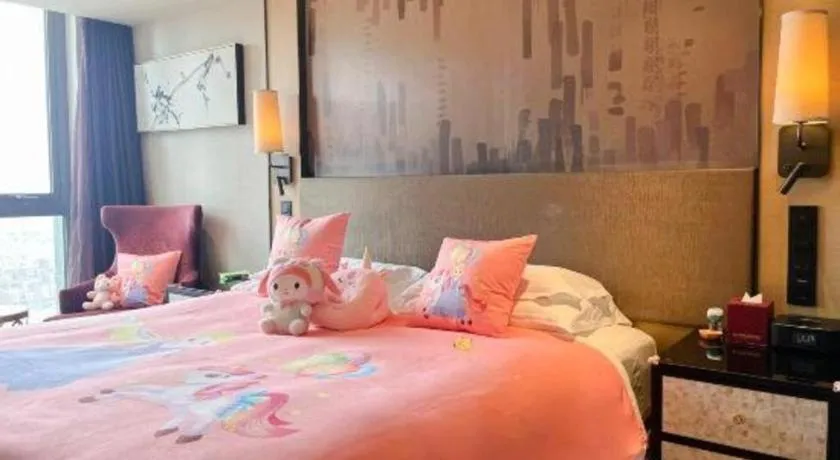 Bed in Shijiazhuang Ximeijin Continental Hotel