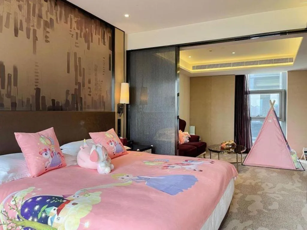 Bed in Shijiazhuang Ximeijin Continental Hotel