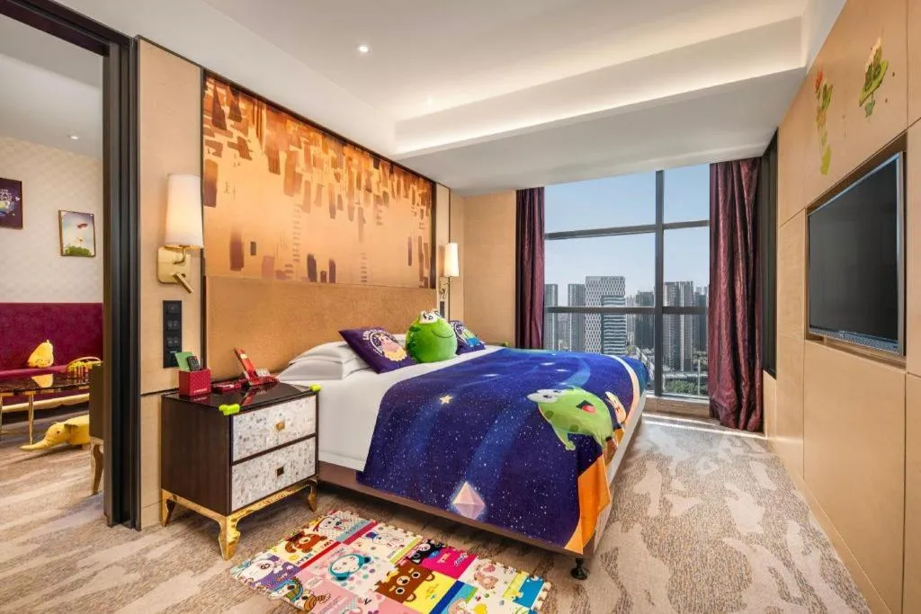 Bed in Shijiazhuang Ximeijin Continental Hotel