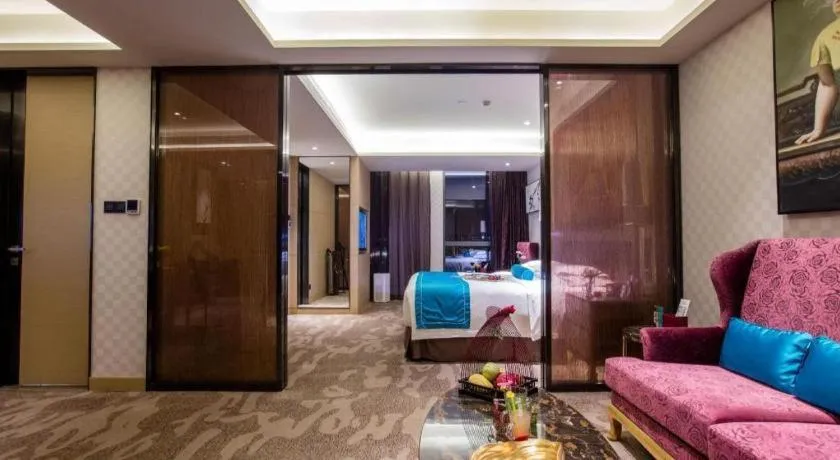 Bed in Shijiazhuang Ximeijin Continental Hotel