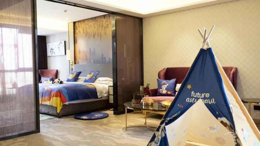 Bed in Shijiazhuang Ximeijin Continental Hotel