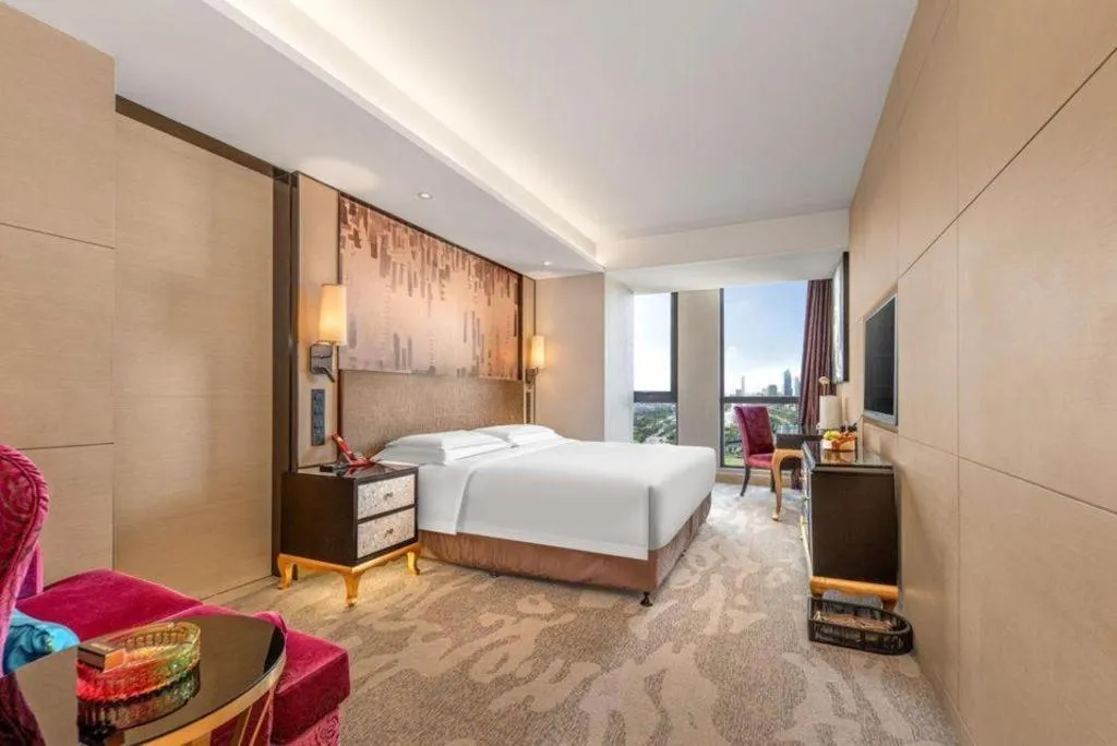 Bed in Shijiazhuang Ximeijin Continental Hotel