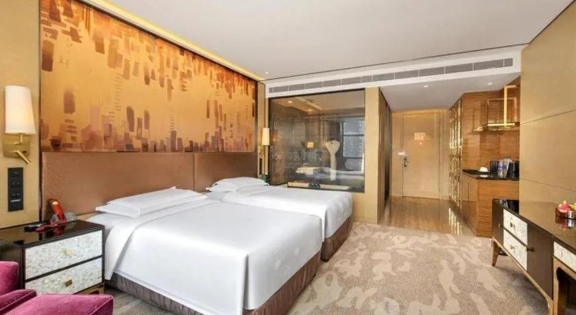 Bed in Shijiazhuang Ximeijin Continental Hotel