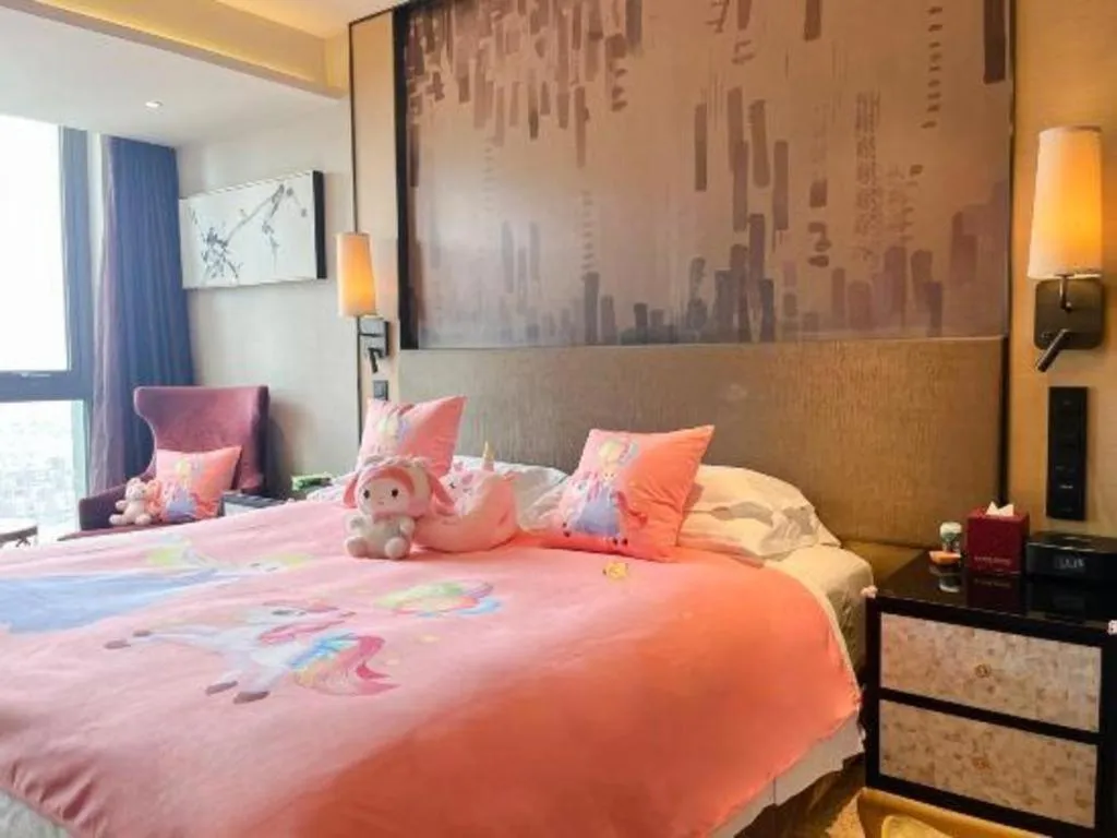 Bed in Shijiazhuang Ximeijin Continental Hotel