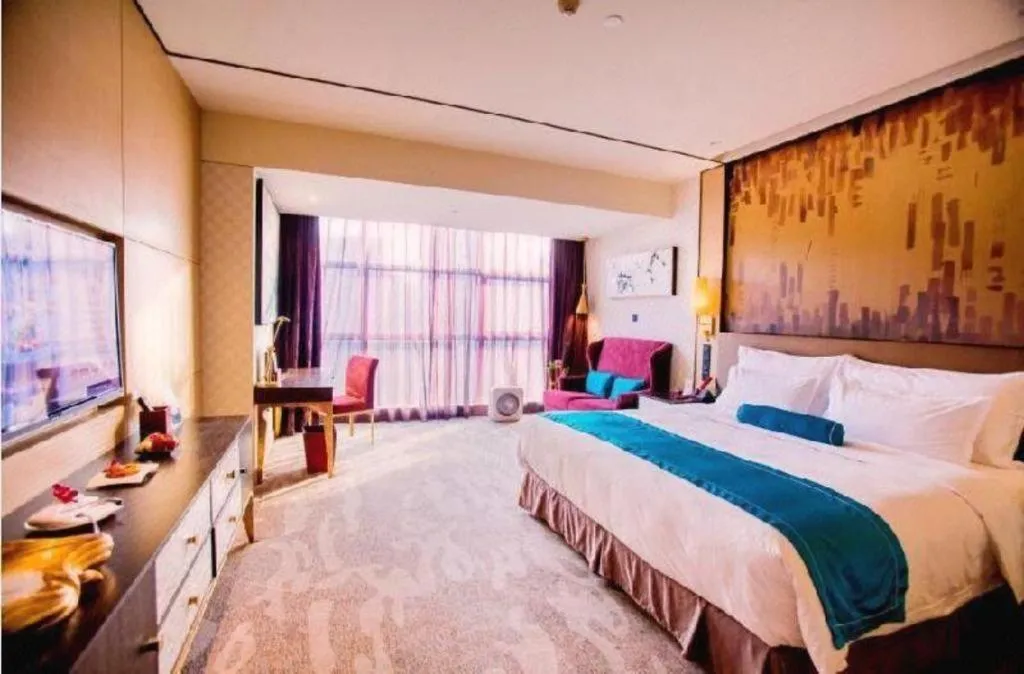 Bed in Shijiazhuang Ximeijin Continental Hotel