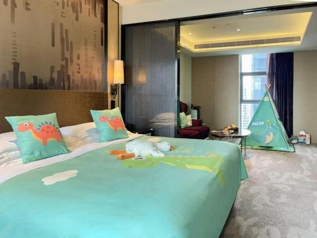 Bed in Shijiazhuang Ximeijin Continental Hotel