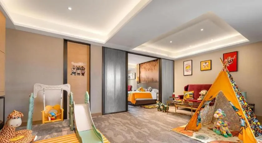 Bed in Shijiazhuang Ximeijin Continental Hotel