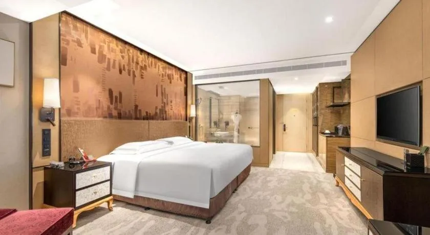 Bed in Shijiazhuang Ximeijin Continental Hotel