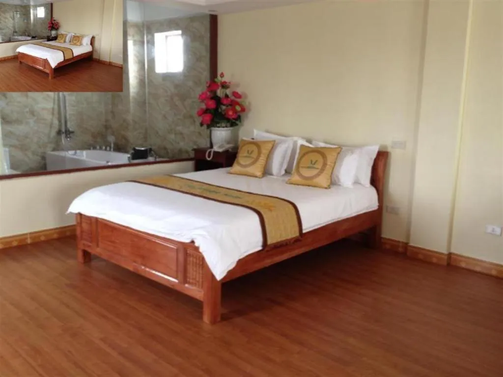 Bed in Viet Village Hotel