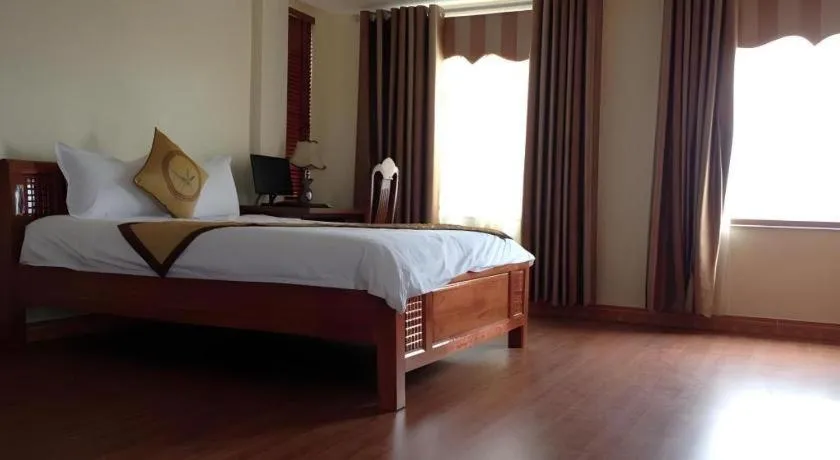 Bed in Viet Village Hotel