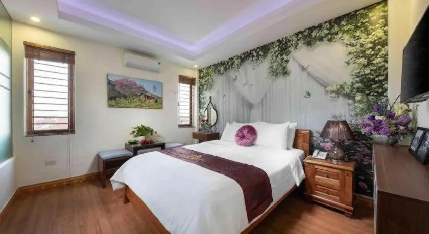 Bed in Viet Village Hotel