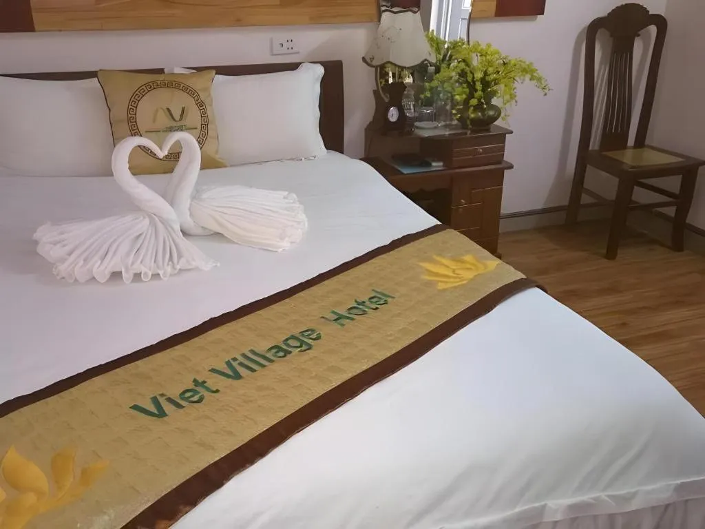 Bed in Viet Village Hotel