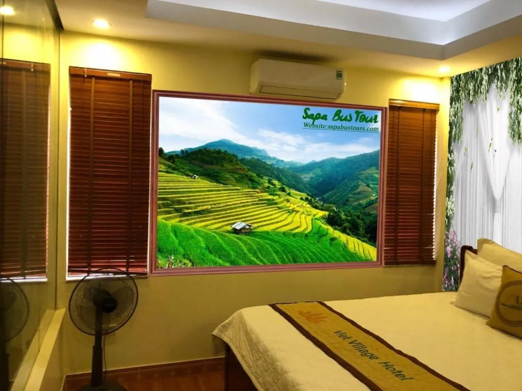 Bed in Viet Village Hotel