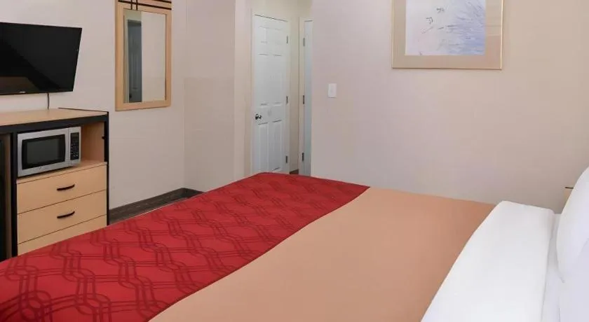 Bed in Econo Lodge Rochester I-90 & I-390