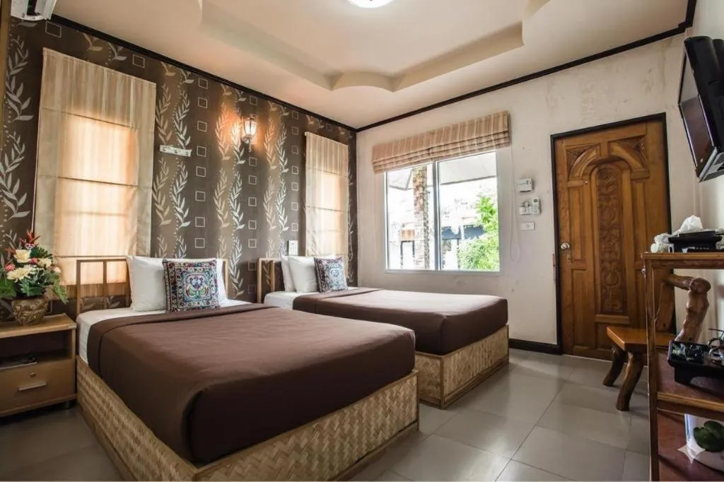 Bed in Ramiarndao Boutique Place Hotel