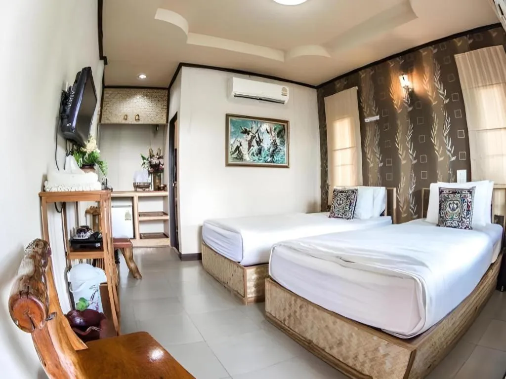 Bed in Ramiarndao Boutique Place Hotel