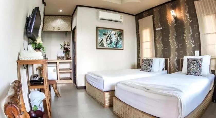 Bed in Ramiarndao Boutique Place Hotel