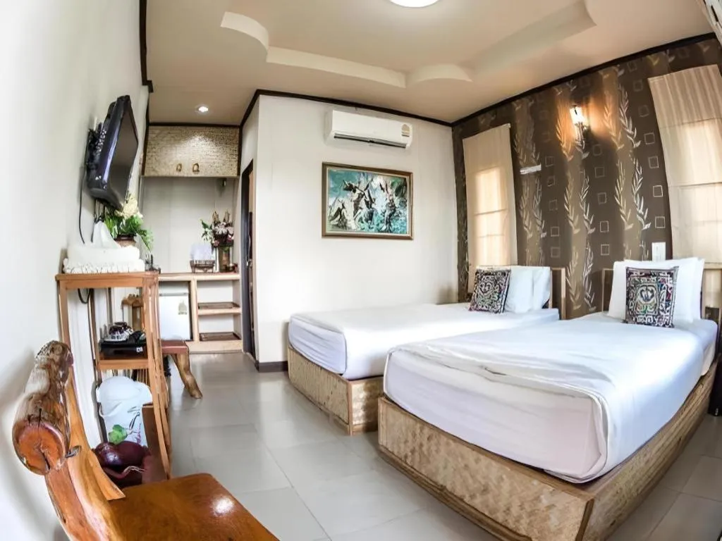 Bed in Ramiarndao Boutique Place Hotel