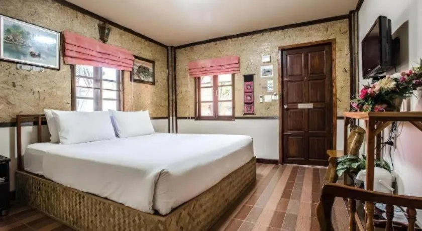 Bed in Ramiarndao Boutique Place Hotel