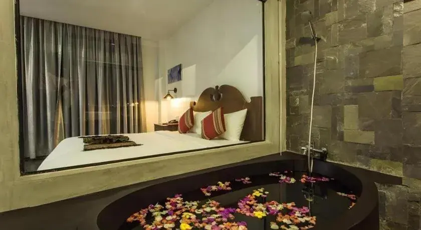 Bed in Yeak Loam Hotel Bed in Yeak Loam Hotel